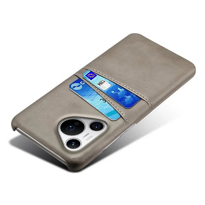 For Huawei Pura 70 Pro / Pura 70 Pro+ Case Dual Card Holder Leather+PC Phone Cover