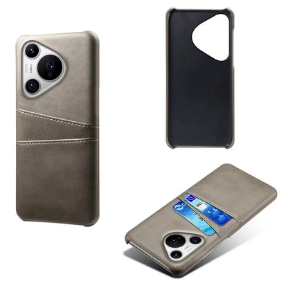 For Huawei Pura 70 Pro / Pura 70 Pro+ Case Dual Card Holder Leather+PC Phone Cover
