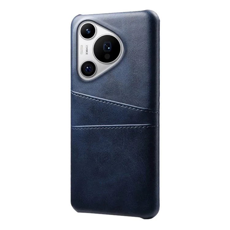 For Huawei Pura 70 Pro / Pura 70 Pro+ Case Dual Card Holder Leather+PC Phone Cover