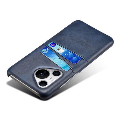 For Huawei Pura 70 Pro / Pura 70 Pro+ Case Dual Card Holder Leather+PC Phone Cover