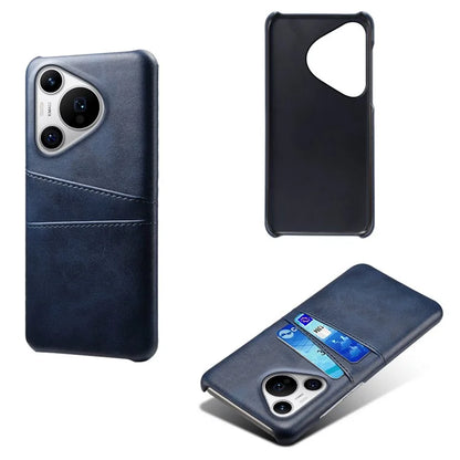 For Huawei Pura 70 Pro / Pura 70 Pro+ Case Dual Card Holder Leather+PC Phone Cover