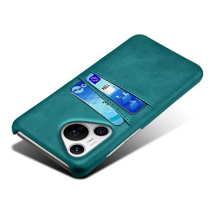 For Huawei Pura 70 Pro / Pura 70 Pro+ Case Dual Card Holder Leather+PC Phone Cover