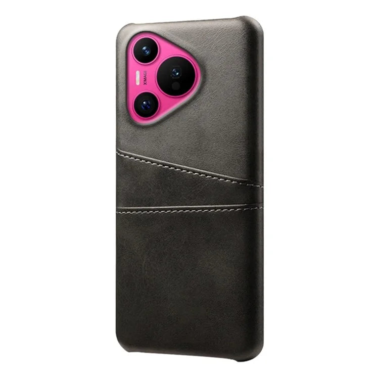 For Huawei Pura 70 Slim Case Card Slots PU+PC Phone Cover
