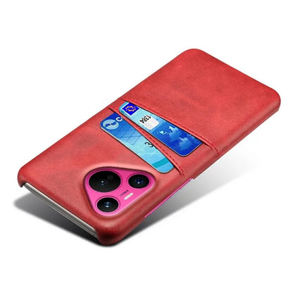 For Huawei Pura 70 Slim Case Card Slots PU+PC Phone Cover