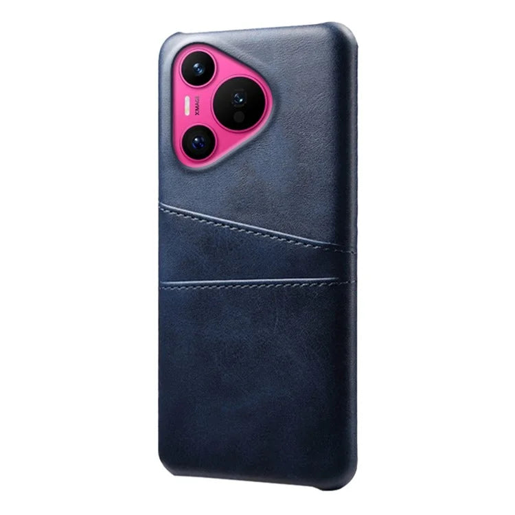 For Huawei Pura 70 Slim Case Card Slots PU+PC Phone Cover