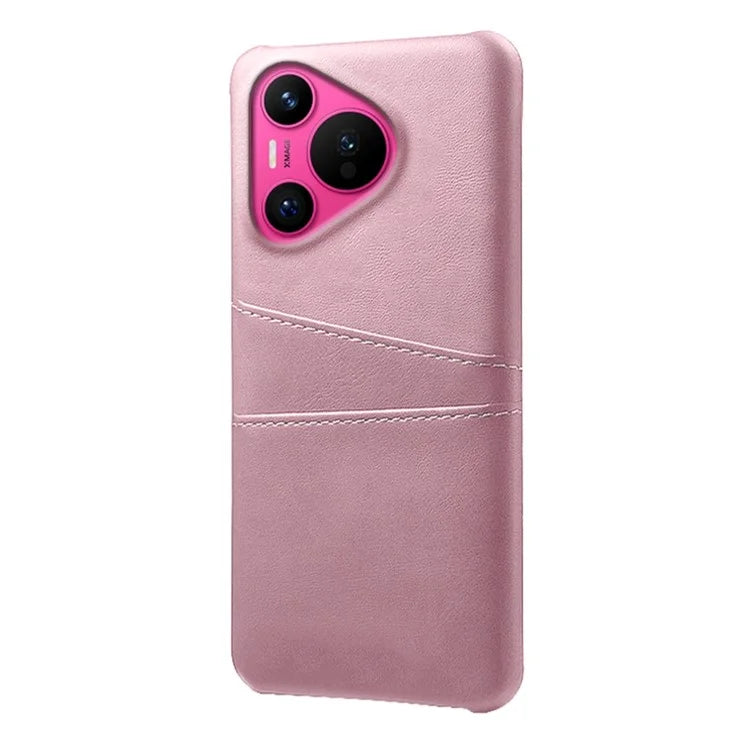 For Huawei Pura 70 Slim Case Card Slots PU+PC Phone Cover