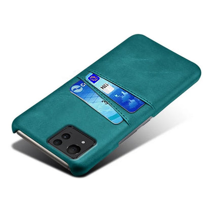 For Asus Zenfone 11 Ultra 5G Case Leather Coated PC Phone Cover with 2 Card Slots