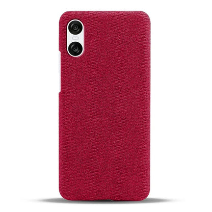 For Sony Xperia 10 VI Case Anti-Scratch Cloth+PC Phone Cover