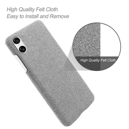 For Sony Xperia 10 VI Case Anti-Scratch Cloth+PC Phone Cover