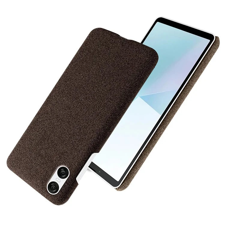 For Sony Xperia 10 VI Case Anti-Scratch Cloth+PC Phone Cover