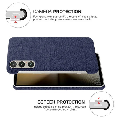 For Sony Xperia 1 VI Case Cloth+PC Protective Phone Cover