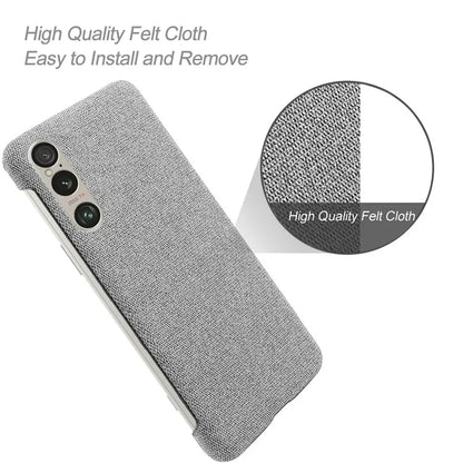 For Sony Xperia 1 VI Case Cloth+PC Protective Phone Cover