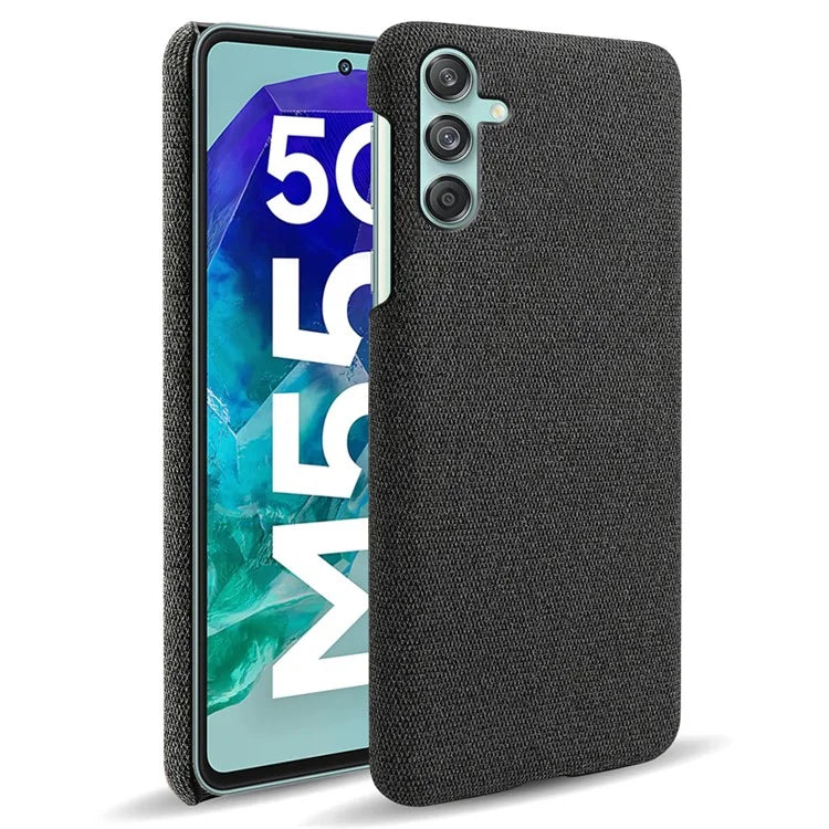 For Samsung Galaxy M55 5G / C55 5G / F55 5G Case Scratch-Proof Cloth+PC Phone Cover