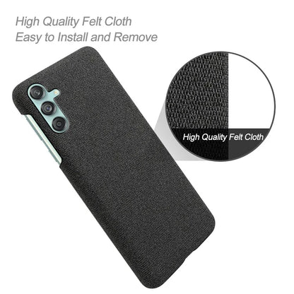 For Samsung Galaxy M55 5G / C55 5G / F55 5G Case Scratch-Proof Cloth+PC Phone Cover