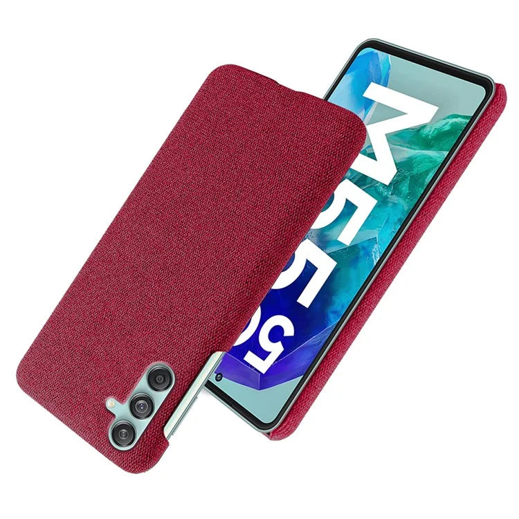 For Samsung Galaxy M55 5G / C55 5G / F55 5G Case Scratch-Proof Cloth+PC Phone Cover
