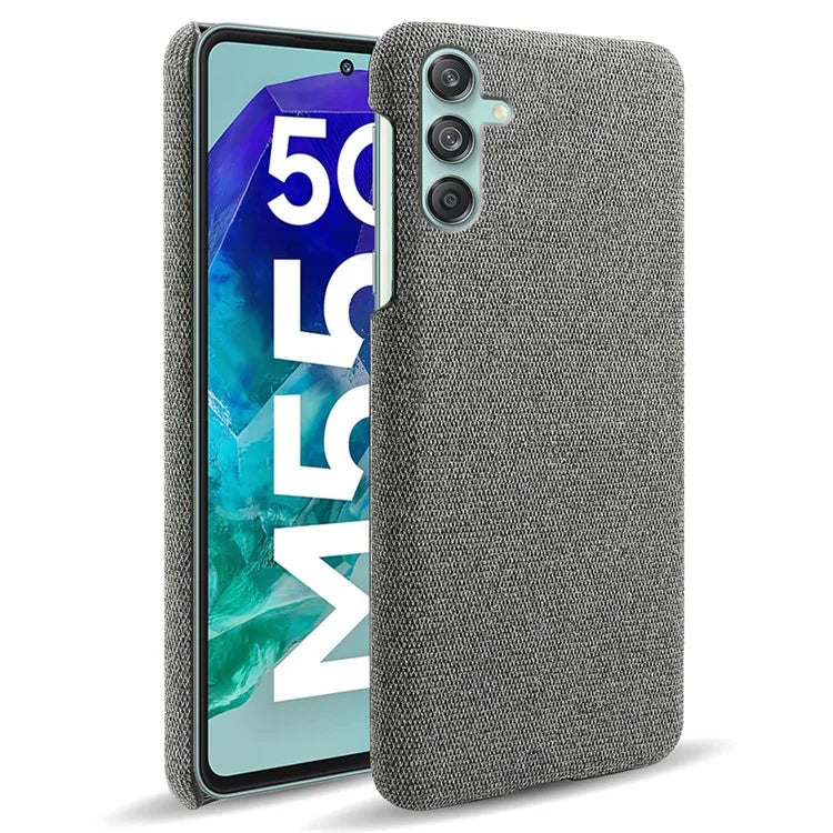 For Samsung Galaxy M55 5G / C55 5G / F55 5G Case Scratch-Proof Cloth+PC Phone Cover