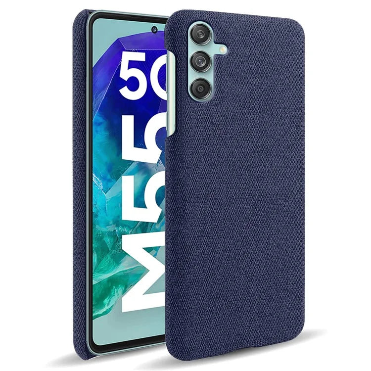 For Samsung Galaxy M55 5G / C55 5G / F55 5G Case Scratch-Proof Cloth+PC Phone Cover