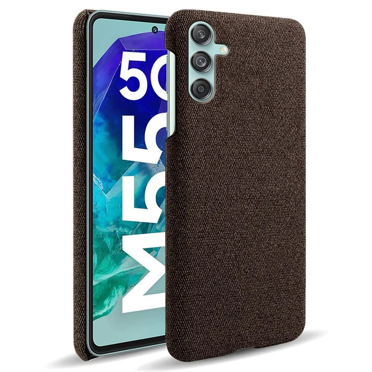 For Samsung Galaxy M55 5G / C55 5G / F55 5G Case Scratch-Proof Cloth+PC Phone Cover