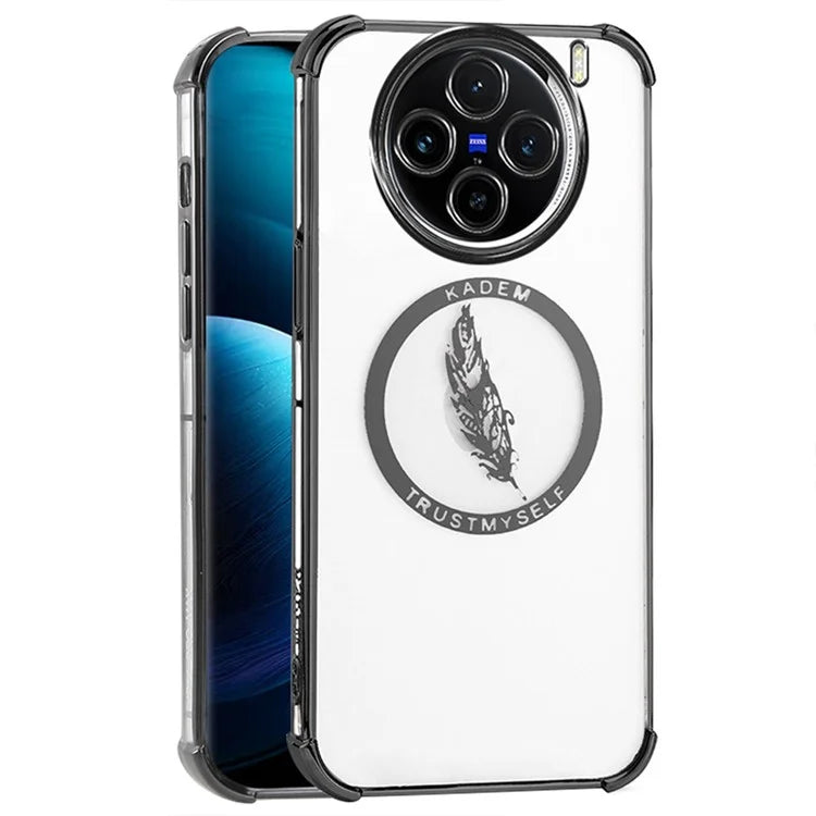 KADEM For vivo X100s 5G Case Electroplating Anti-Drop Soft TPU Phone Cover