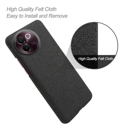 For vivo V30e 5G Case Anti-Drop Cloth Covered Hard PC Phone Cases