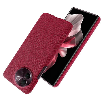 For vivo V30e 5G Case Anti-Drop Cloth Covered Hard PC Phone Cases