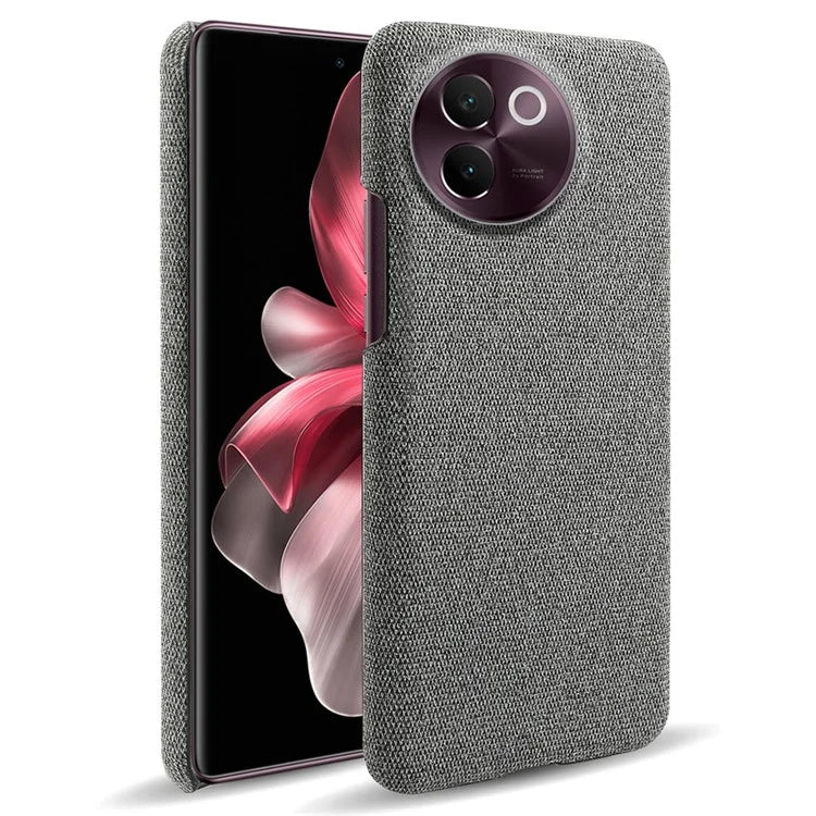 For vivo V30e 5G Case Anti-Drop Cloth Covered Hard PC Phone Cases