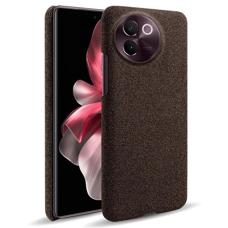 For vivo V30e 5G Case Anti-Drop Cloth Covered Hard PC Phone Cases