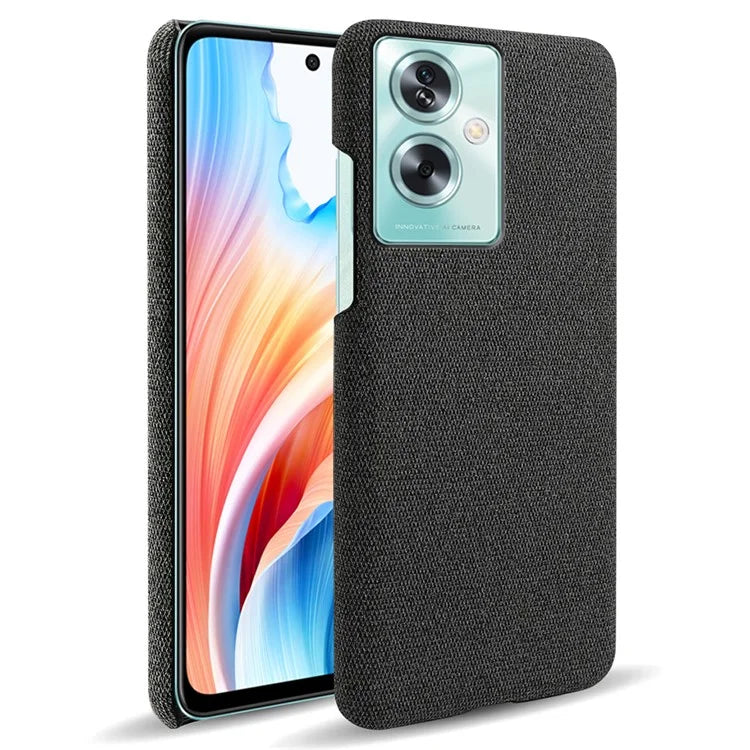 For Oppo A79 5G / A2 5G Case Drop Protection Cloth+PC Phone Shell