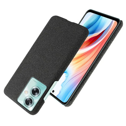 For Oppo A79 5G / A2 5G Case Drop Protection Cloth+PC Phone Shell