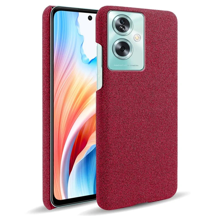 For Oppo A79 5G / A2 5G Case Drop Protection Cloth+PC Phone Shell