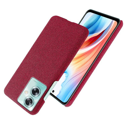 For Oppo A79 5G / A2 5G Case Drop Protection Cloth+PC Phone Shell