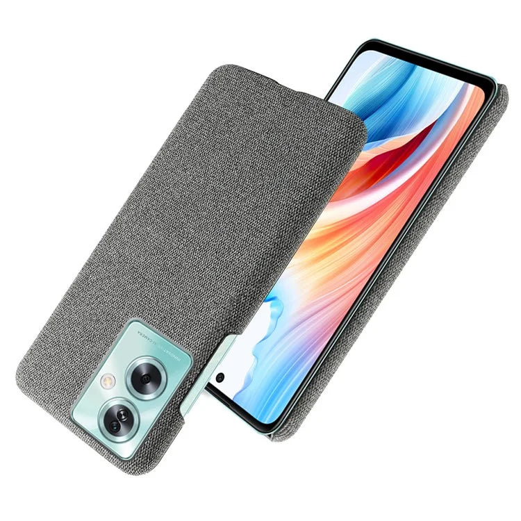 For Oppo A79 5G / A2 5G Case Drop Protection Cloth+PC Phone Shell