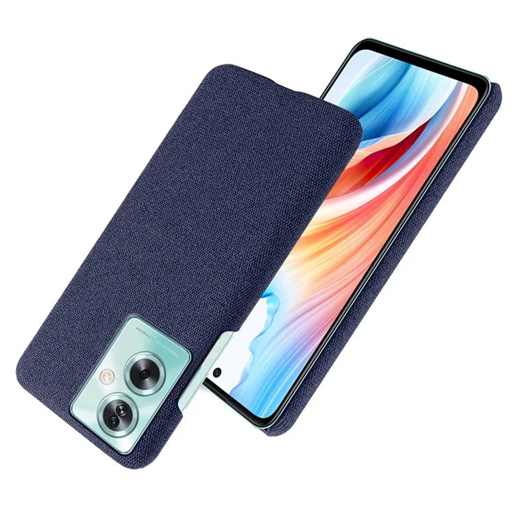 For Oppo A79 5G / A2 5G Case Drop Protection Cloth+PC Phone Shell