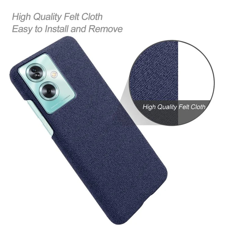 For Oppo A79 5G / A2 5G Case Drop Protection Cloth+PC Phone Shell