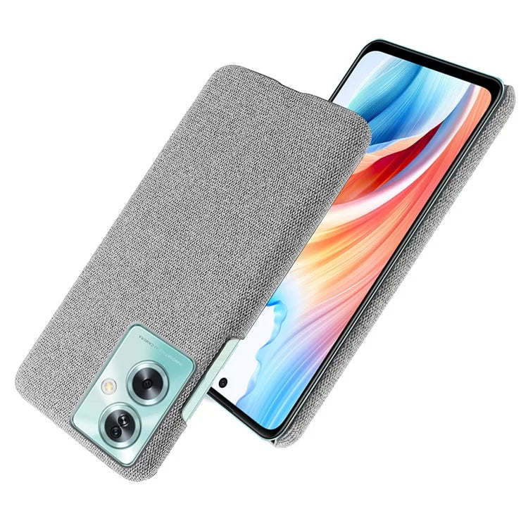 For Oppo A79 5G / A2 5G Case Drop Protection Cloth+PC Phone Shell