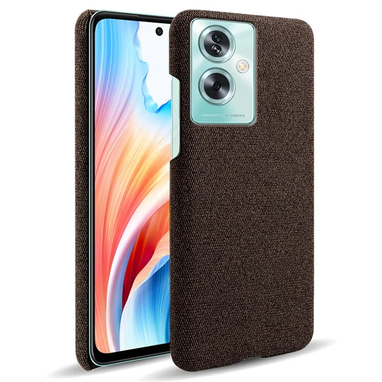 For Oppo A79 5G / A2 5G Case Drop Protection Cloth+PC Phone Shell