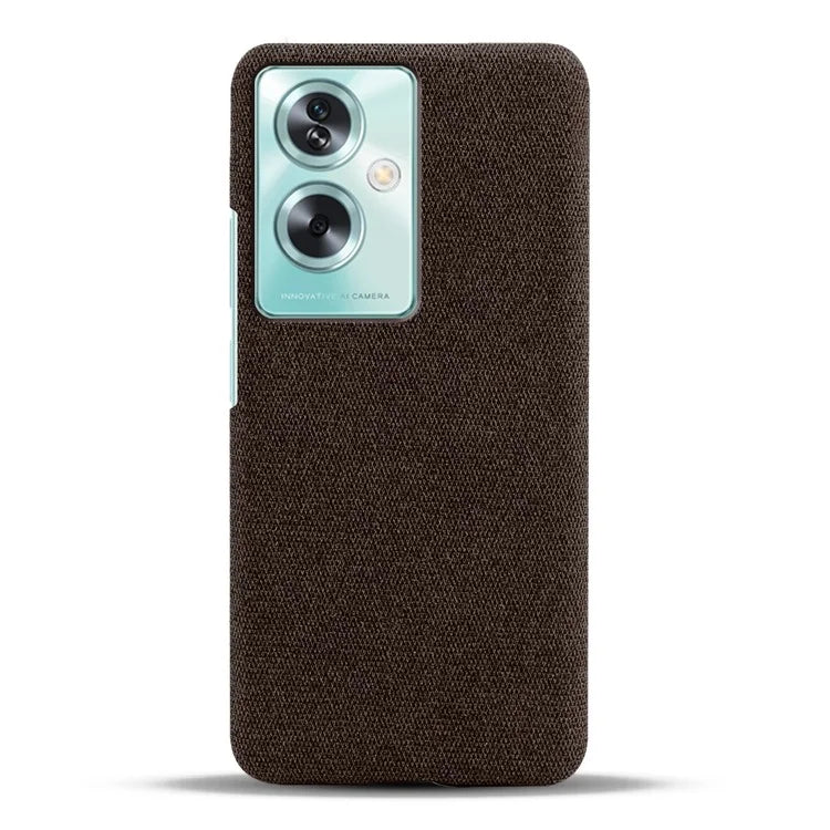 For Oppo A79 5G / A2 5G Case Drop Protection Cloth+PC Phone Shell