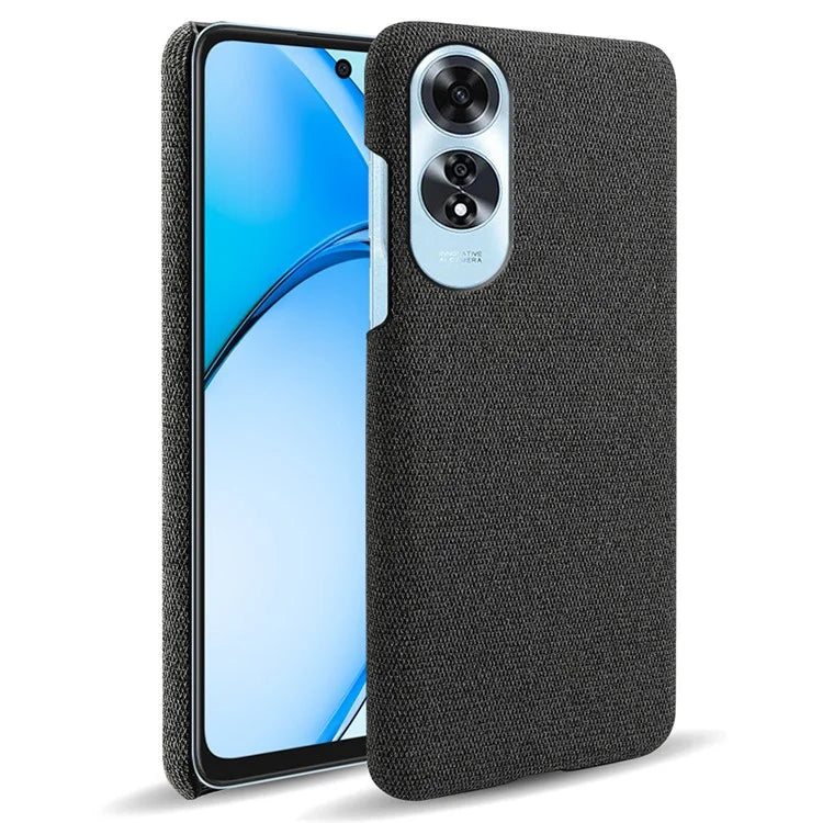 For Oppo A60 4G Case Cloth + PC Phone Cover Drop Shockproof Protection