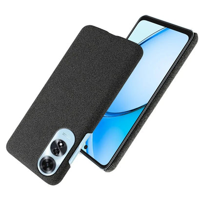 For Oppo A60 4G Case Cloth + PC Phone Cover Drop Shockproof Protection
