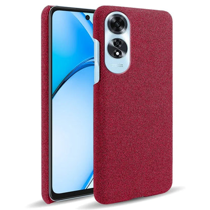 For Oppo A60 4G Case Cloth + PC Phone Cover Drop Shockproof Protection