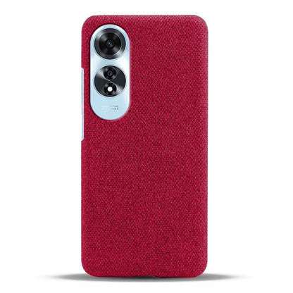 For Oppo A60 4G Case Cloth + PC Phone Cover Drop Shockproof Protection