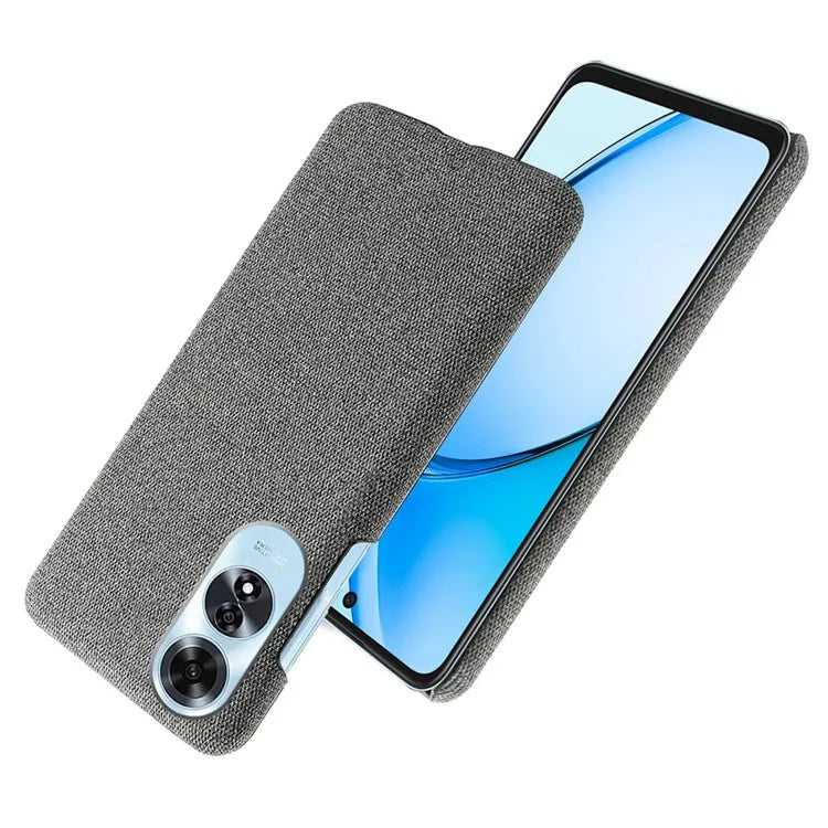 For Oppo A60 4G Case Cloth + PC Phone Cover Drop Shockproof Protection