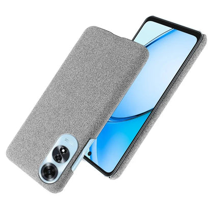 For Oppo A60 4G Case Cloth + PC Phone Cover Drop Shockproof Protection