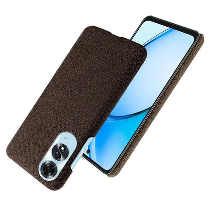 For Oppo A60 4G Case Cloth + PC Phone Cover Drop Shockproof Protection