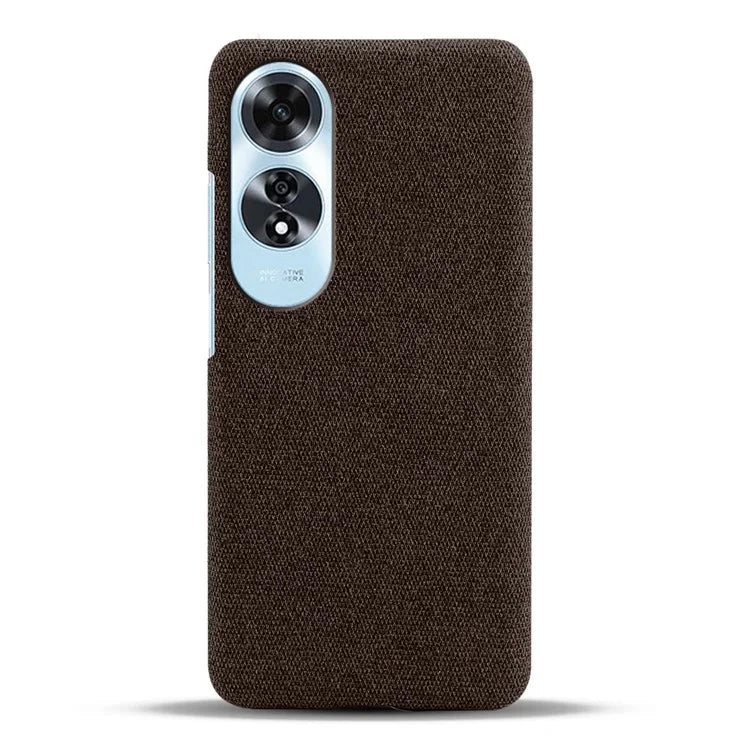 For Oppo A60 4G Case Cloth + PC Phone Cover Drop Shockproof Protection