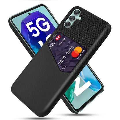 For Samsung Galaxy M55 5G / C55 5G / F55 5G Case Hard PC Phone Cover with Card Slot
