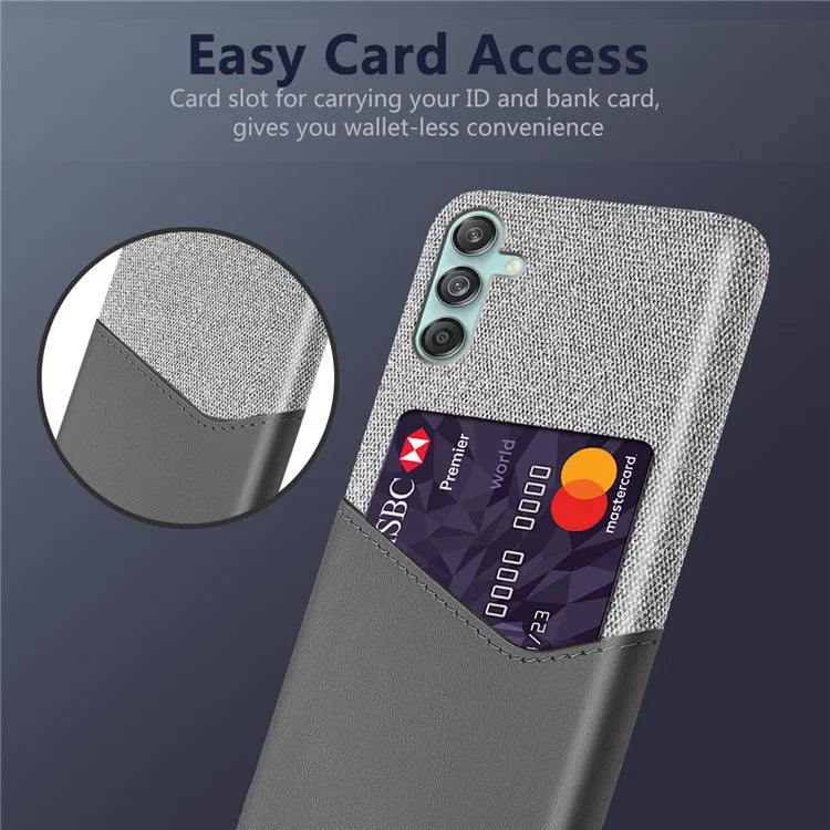 For Samsung Galaxy M55 5G / C55 5G / F55 5G Case Hard PC Phone Cover with Card Slot