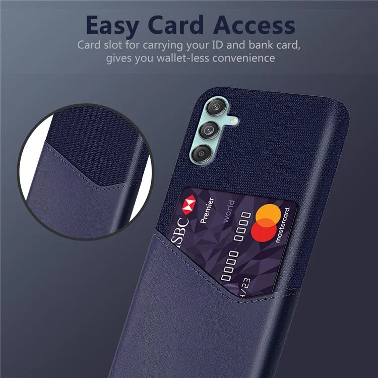 For Samsung Galaxy M55 5G / C55 5G / F55 5G Case Hard PC Phone Cover with Card Slot
