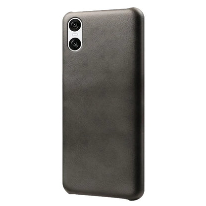 For Sony Xperia 10 VI Case Anti-Scratch Leather + PC Phone Cover Calf Texture