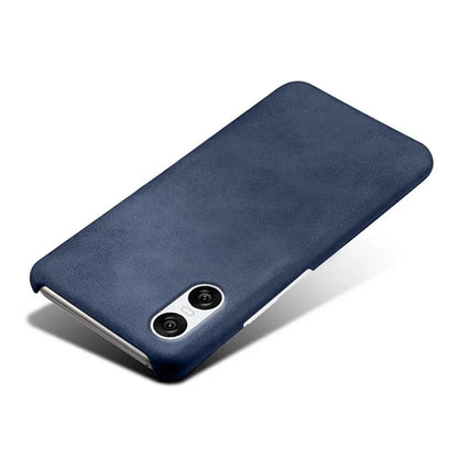 For Sony Xperia 10 VI Case Anti-Scratch Leather + PC Phone Cover Calf Texture
